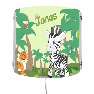 Kinderzimmer Wandlampe / Nachtlicht Safari-Zebra