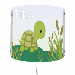 Kinderzimmer Wandlampe / Nachtlicht Schildkröte