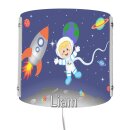 Kinderzimmer Wandlampe / Nachtlicht Weltall