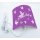 Kinderzimmer Wandlampe / Nachtlicht Schmetterling Ornamente Farbe lila