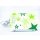 Kinderzimmer Wandlampe / Nachtlicht Pegasus Sterne Farbe grün