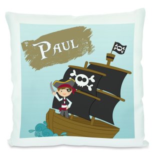 Kissen Weiß mit Polyesterfüllung Pirat