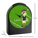 Kinder Funkwecker schwarz Fußball