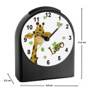 Kinder Funkwecker schwarz Giraffe