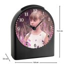 Kinder Funkwecker schwarz mit persönlichem Foto