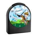 Kinder Funkwecker schwarz Ritter
