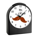 Kinder Funkwecker schwarz Jungen Bart