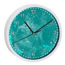 Kinder Wanduhr laufruhig mit weißen Rahmen Traum...
