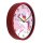 Kinder Wanduhr laufruhig Rahmen rot Motiv Pegasus Farbe Rosa