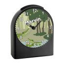 Kinder Funkwecker schwarz Krokodil