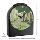 Kinder Funkwecker schwarz Krokodil