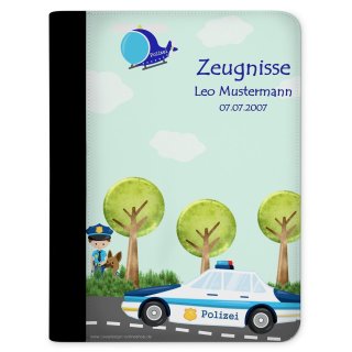 Zeugnismappe / Dokumentemappe Polizei