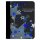 Zeugnismappe / Dokumentemappe Sternenhimmel Blau mit Klarsichthüllen