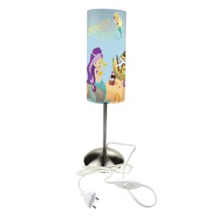 Kinder Tischlampe / Schreibtischlampe Motiv Meerjungfrau