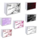 Kinder Wandlampe / Tischlampe aus Holz Motiv Blumen