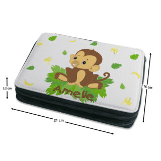 Kinder Federmäppchen Affenbaby