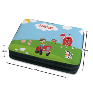 Kinder Federmäppchen Bauernhof