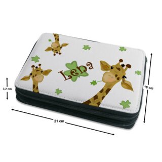 Kinder Federmäppchen Giraffe