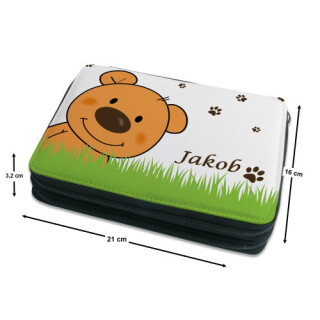 Kinder Federmäppchen Teddy Bär-Graß