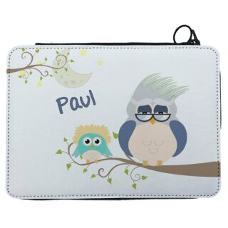 Kinder Federmäppchen Eule Opa