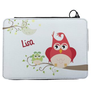 Kinder Federmäppchen Eule Mama