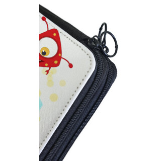 Kinder Federmäppchen Monster Farbkleks