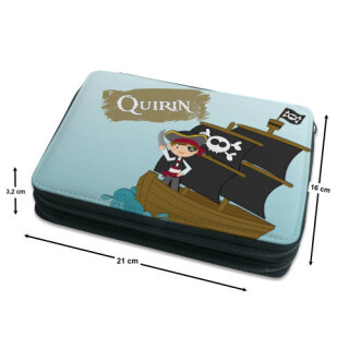 Kinder Federmäppchen Pirat