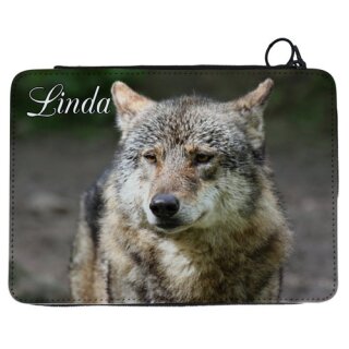 Kinder Federmäppchen Wolf