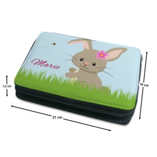 Kinder Federmäppchen Hase