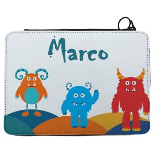 Kinder Federmäppchen Monsterhügel