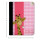 Zeugnismappe / Dokumentemappe Giraffe Streifen Rosa