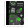 Zeugnismappe / Dokumentemappe Kreise Grün mit Klarsichthüllen