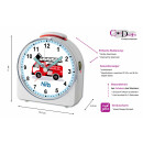Kinder Funkwecker weiß Motiv Feuerwehr
