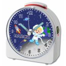 Kinder Funkwecker weiß Motiv Weltall