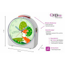 Kinder Funkwecker weiß Motiv Fuchs