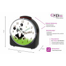 Kinder Funkwecker schwarz Motiv Panda Bär