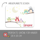 Kinder Frühstücksbrettchen  Eule...