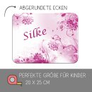 Kinder Frühstücksbrettchen  Blumen Brombeere...