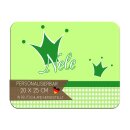 Kinder Frühstücksbrettchen  Krone Grün...