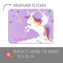 Kinder Frühstücksbrettchen  Einhorn Lila...