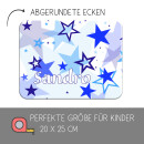 Kinder Frühstücksbrettchen  Sterne Blau...