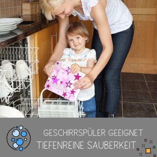 Kinder Frühstücksbrettchen  Sterne   persnoalisiert, Kunststoff, 20 x 25 cm