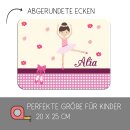 Kinder Frühstücksbrettchen  Balerina Blume...