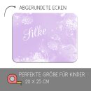 Kinder Frühstücksbrettchen  Blumen Flieder...