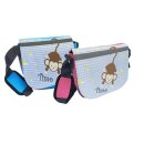 Kindergartentasche Rosa oder Hellblau Affe hängend...