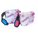 Kindergartentasche Rosa oder Hellblau Blumenranke  brombeere