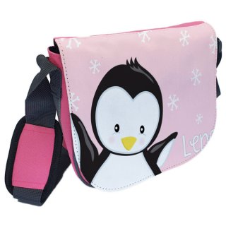 Kindergartentasche Rosa Pinguin  rosa