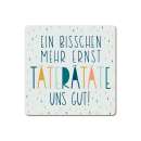 Korkuntersetzer Ein bisschen mehr Ernst