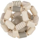 Greifling Elastik Ball, grau weiß