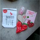 Hochzeitstüte Herzallerliebst rot